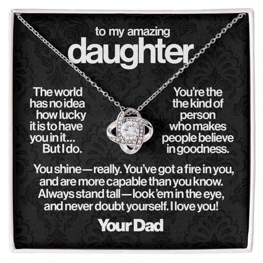 To My Daughter, Goodness.