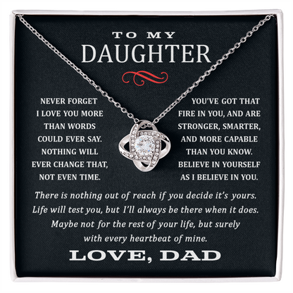 Dad to Daughter, Heartbeat.