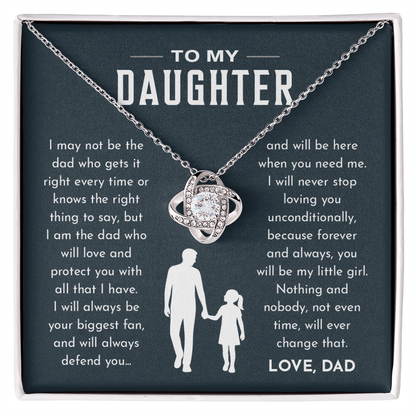 Dad to Daughter, Necklace, My Little Girl