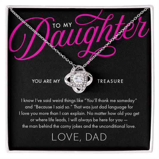 To My Daughter, Love Dad.