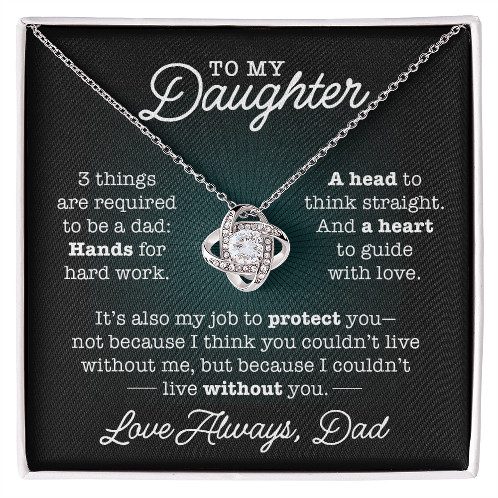 To My Daughter, Three Things