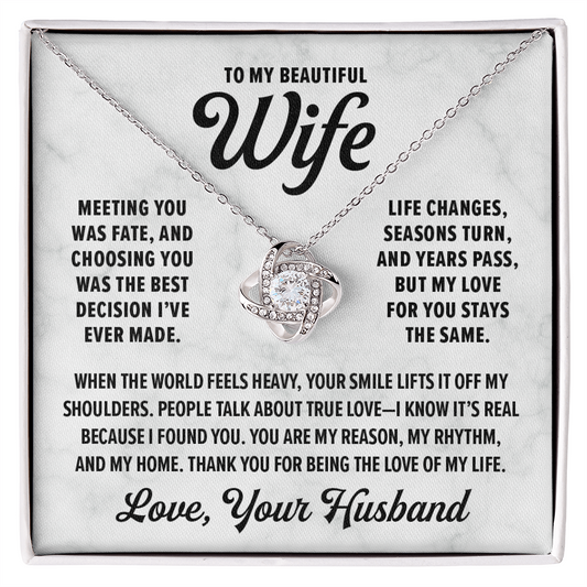 To My Wife, My Reason.