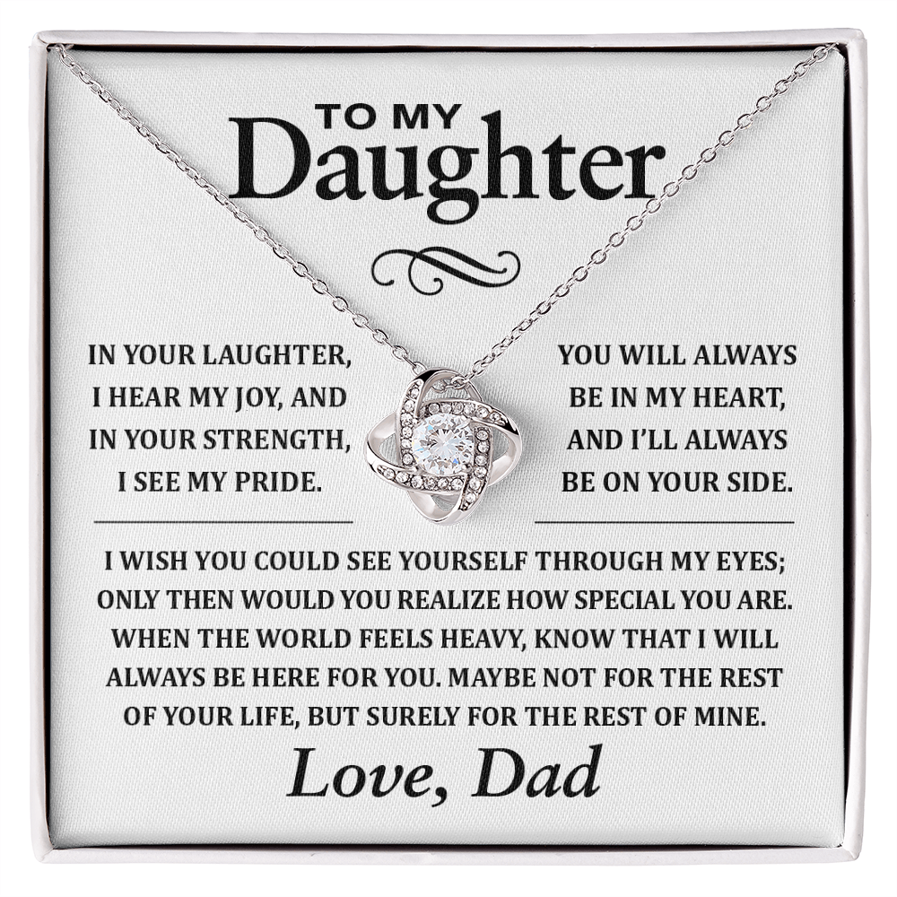 To My Daughter From Dad, How Special You Are, Pendant Necklace