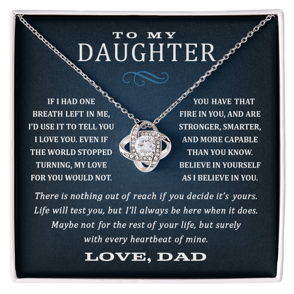 Dad to Daughter, Heartbeat.