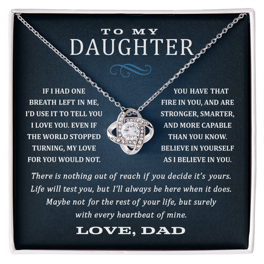 Dad to Daughter, Heartbeat.