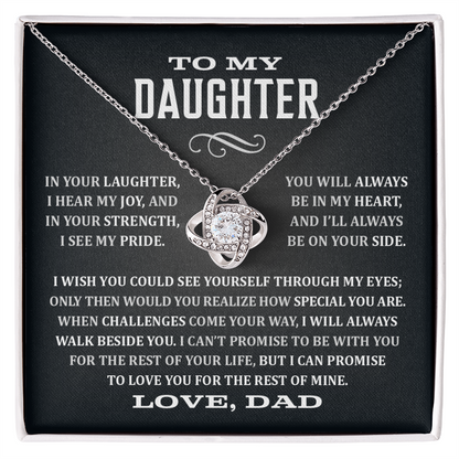 To My Daughter From Dad, How Special You Are, Pendant Necklace