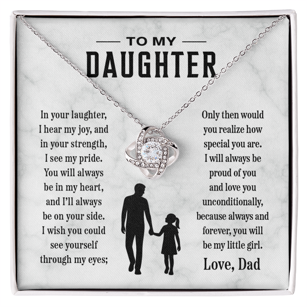 To My Daughter, Always In My Heart, Pendant Necklace