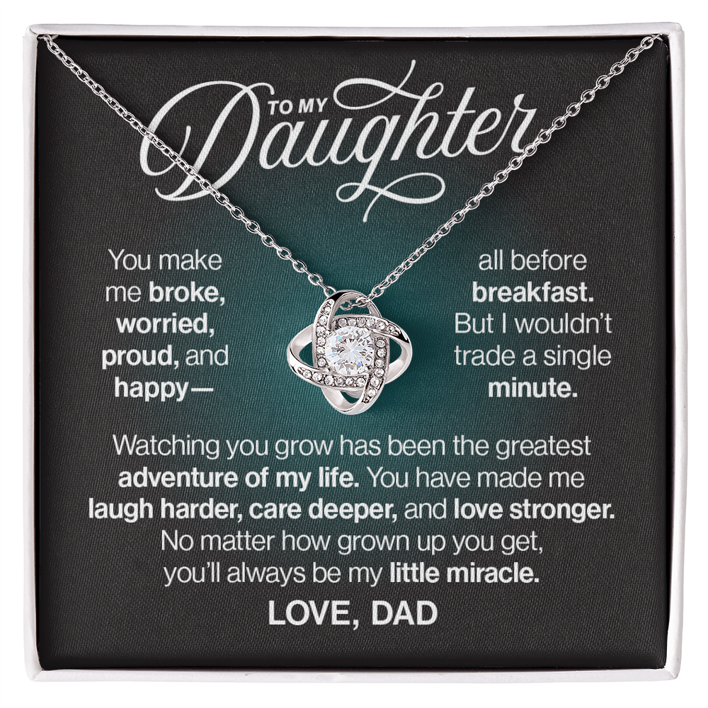 To My Daughter, My Miracle.