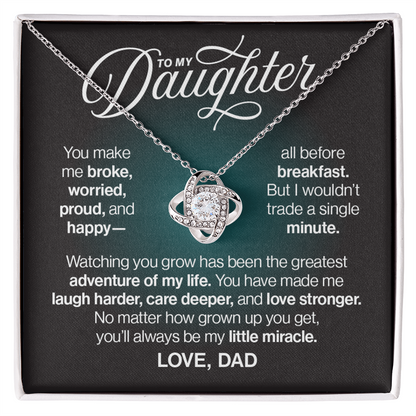 To My Daughter, My Miracle.