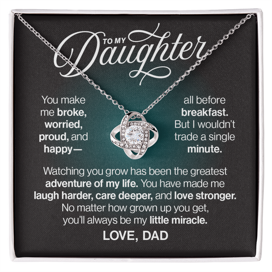 To My Daughter, My Miracle.