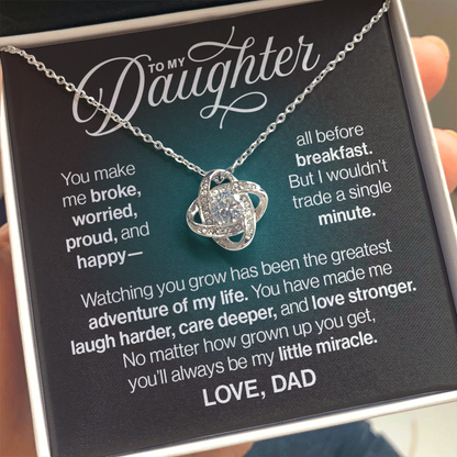 To My Daughter, My Miracle.