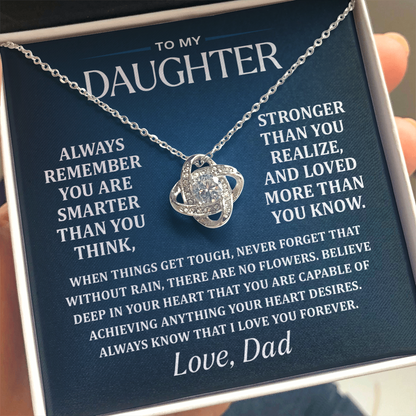 Dad To Daughter, Remember.