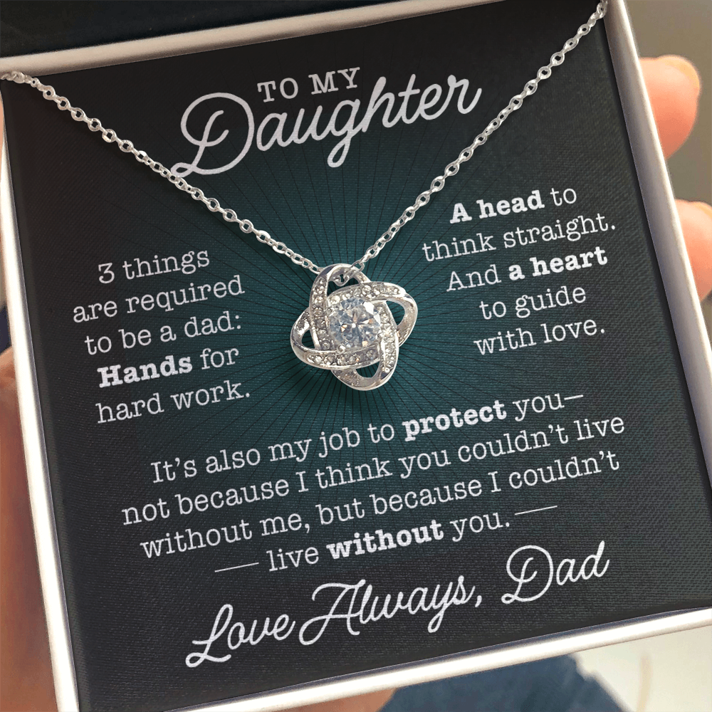To My Daughter, Three Things