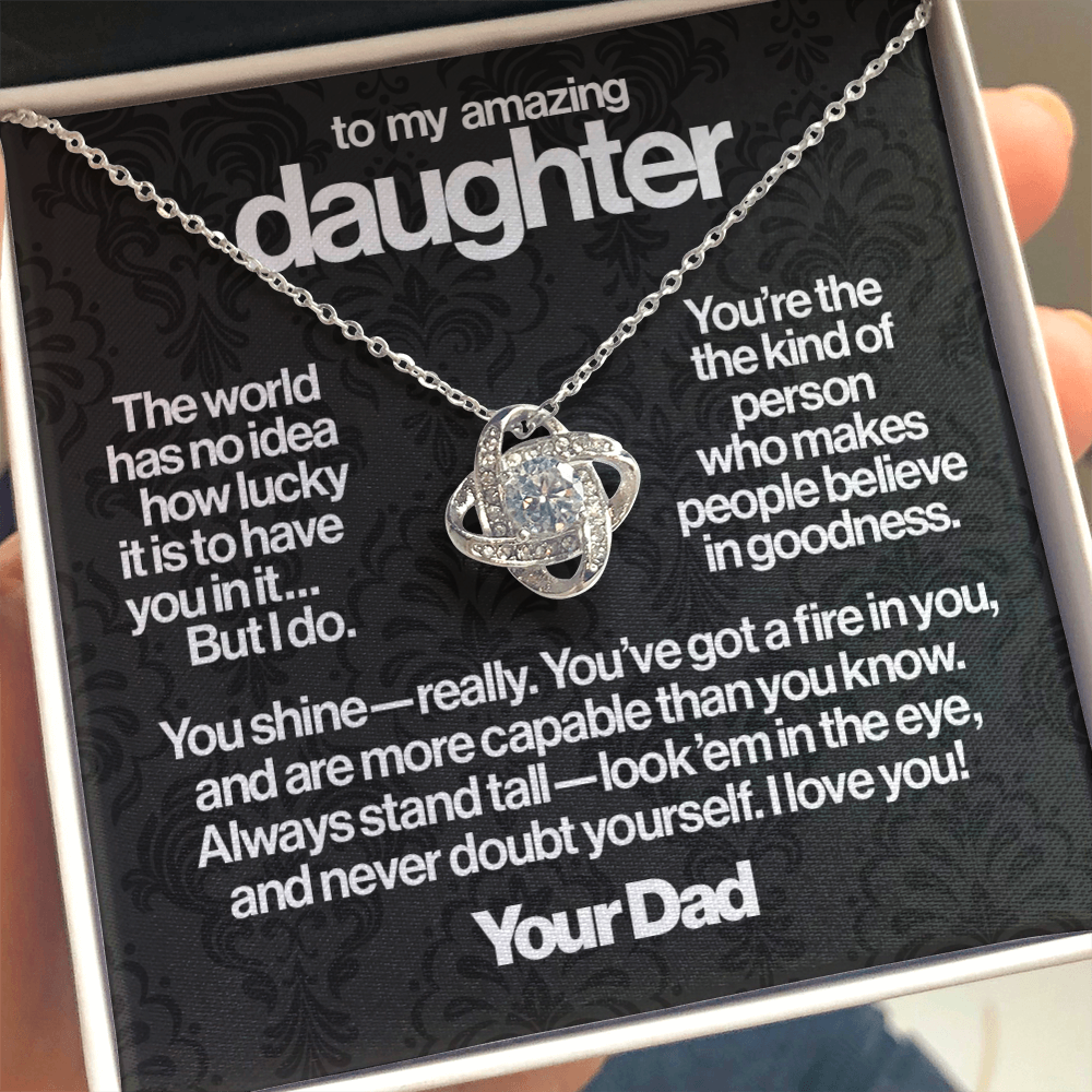 To My Daughter, Goodness.