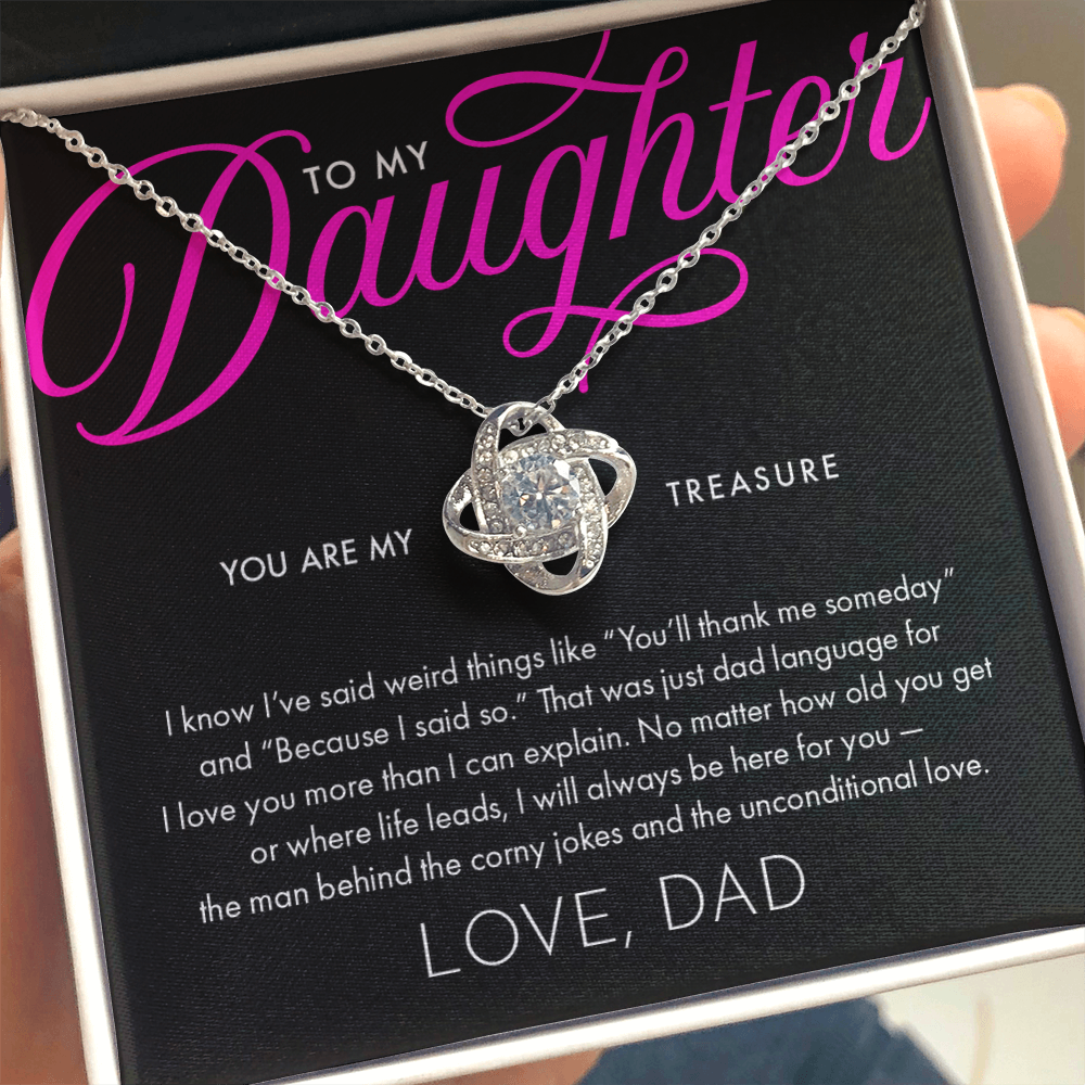 To My Daughter, Love Dad.