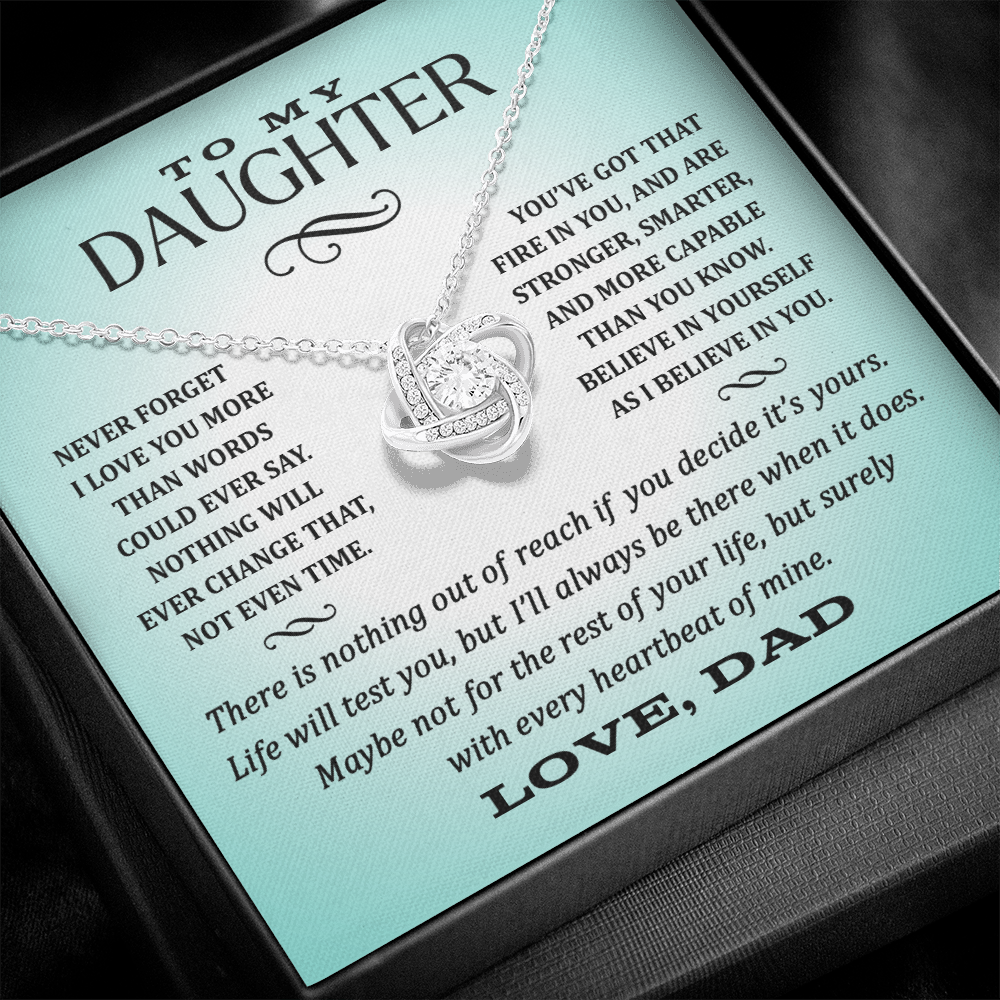 Dad to Daughter, Every Heartbeat.