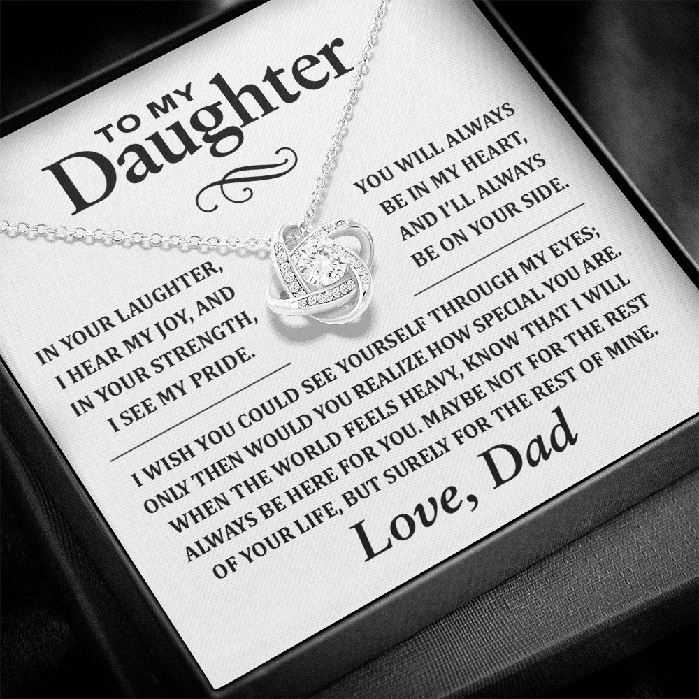 To My Daughter From Dad, How Special You Are, Pendant Necklace