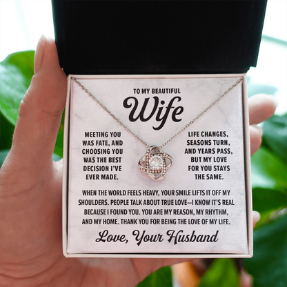 To My Wife, My Reason.