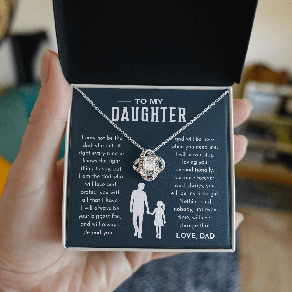 Dad to Daughter, Necklace, My Little Girl