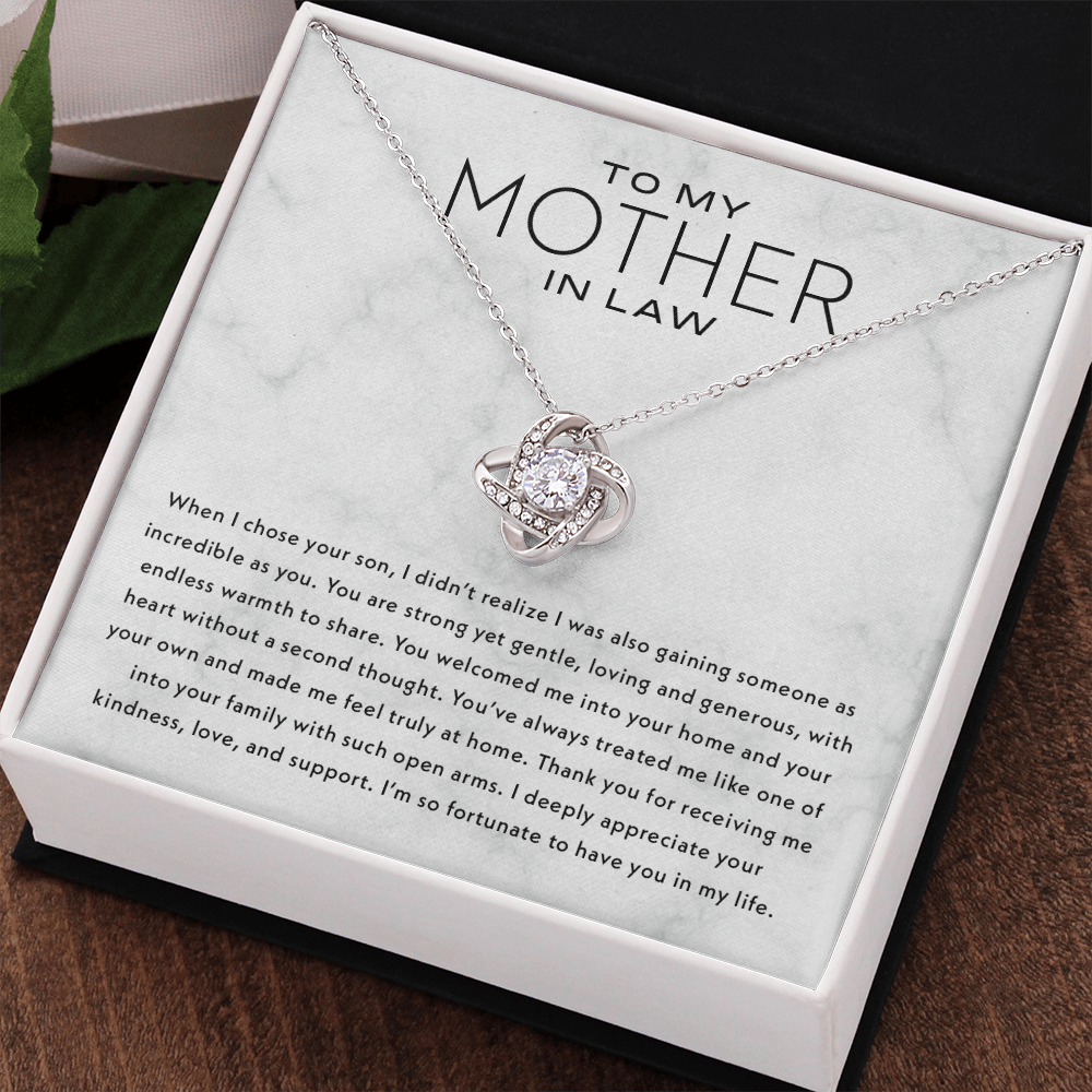 Mother In Law Gift - Love Knot Necklace