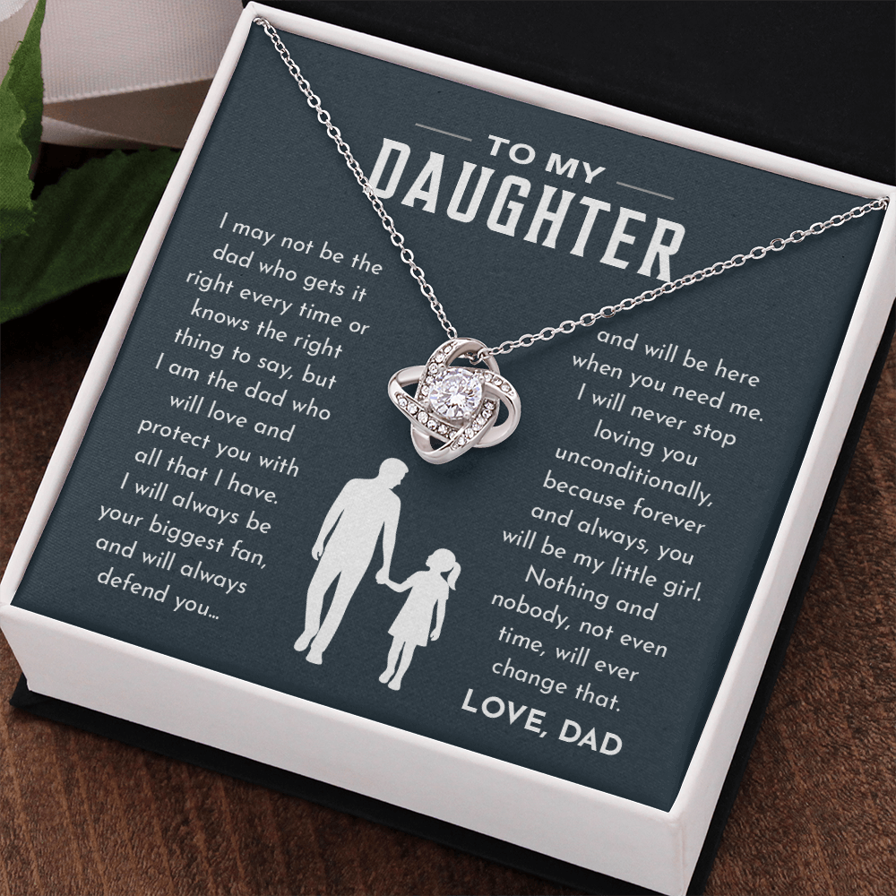 Dad to Daughter, Necklace, My Little Girl