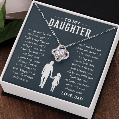 Dad to Daughter, Necklace, My Little Girl