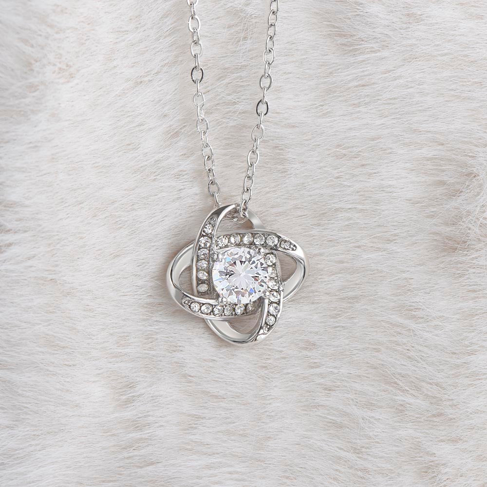 Halo Pendant Necklace for Daughter