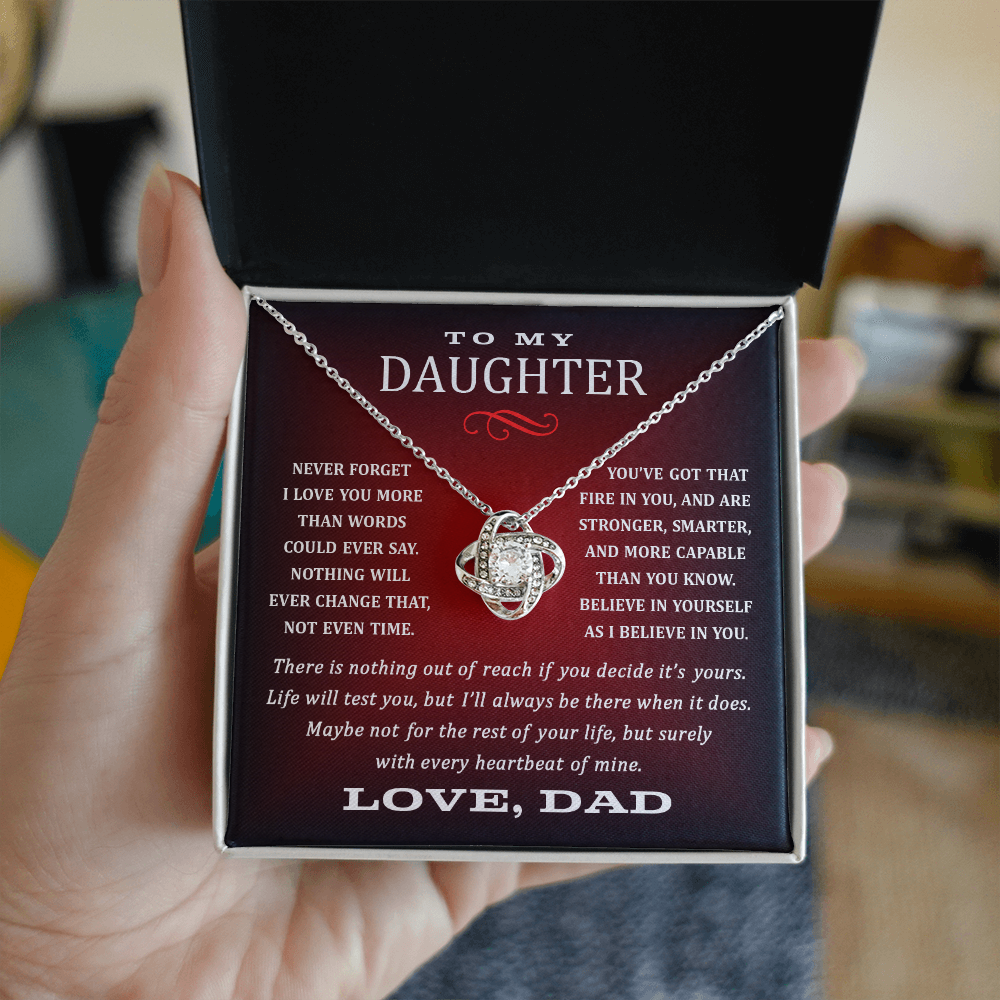 Dad to Daughter. Heartbeat.