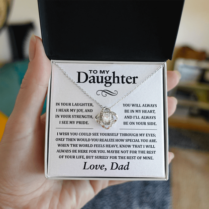 To My Daughter From Dad, How Special You Are, Pendant Necklace