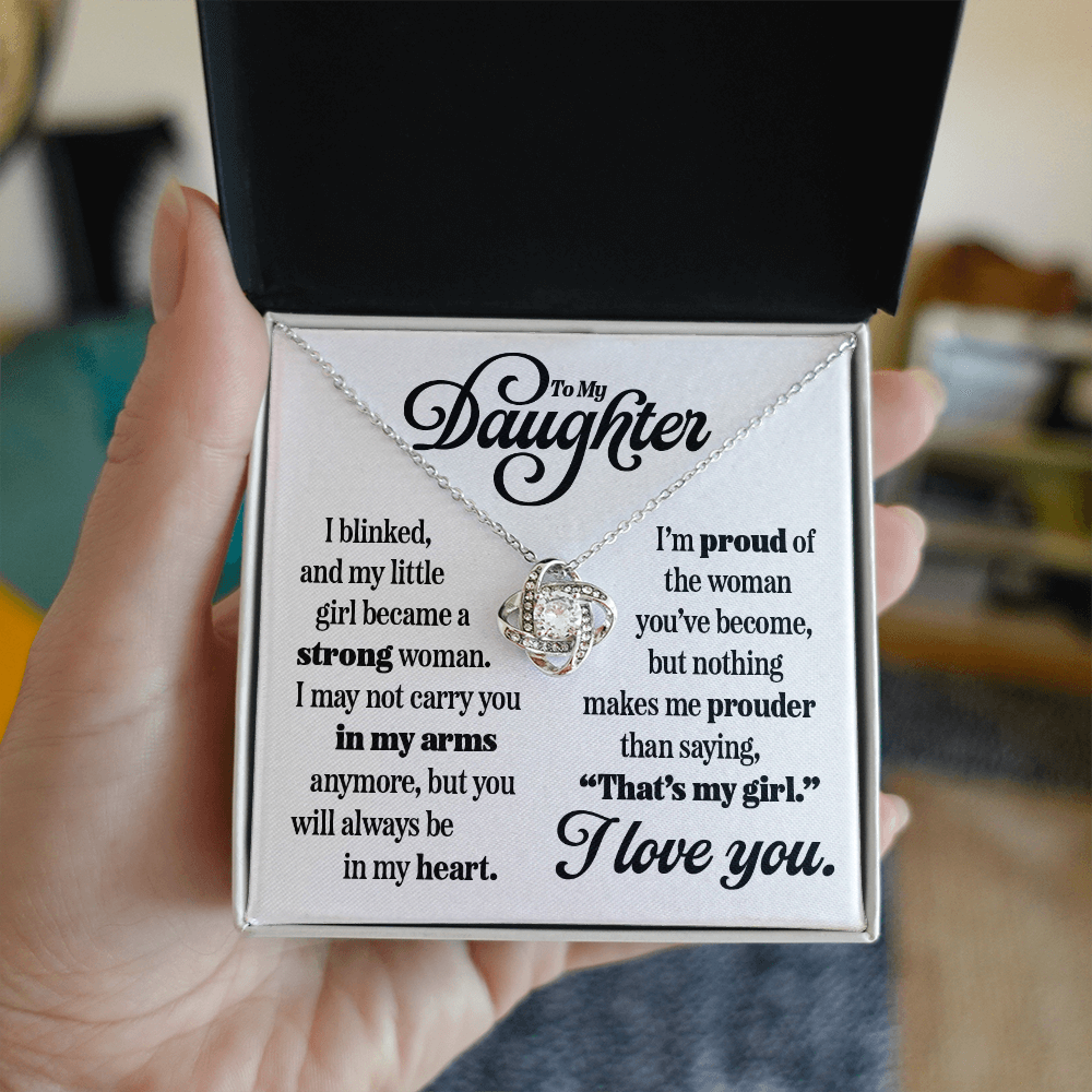 Love Knot Pendant for Daughter
