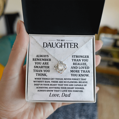 Dad To Daughter, Remember.