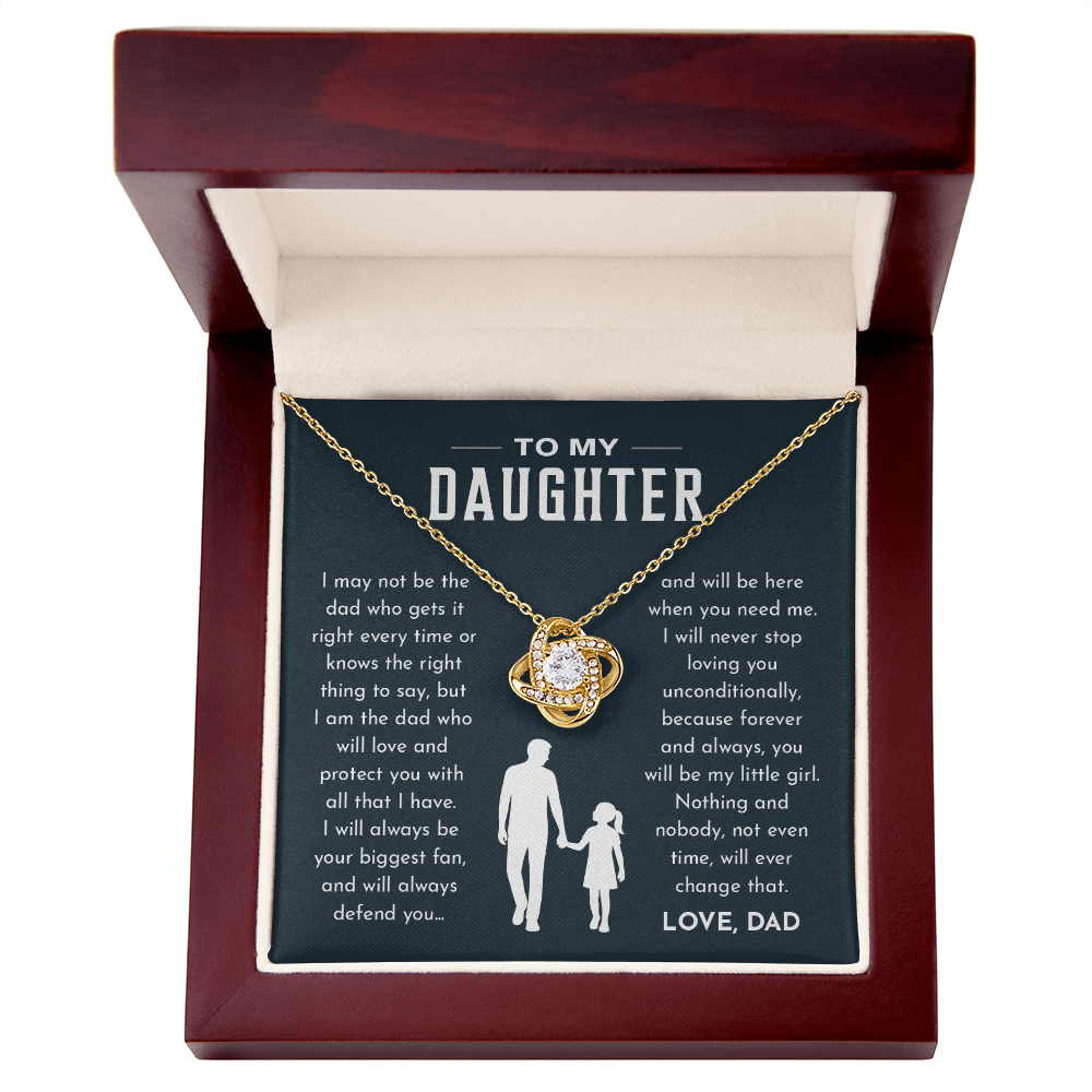 Dad to Daughter, Necklace, My Little Girl
