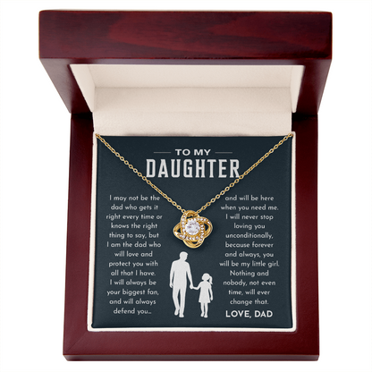 Dad to Daughter, Necklace, My Little Girl