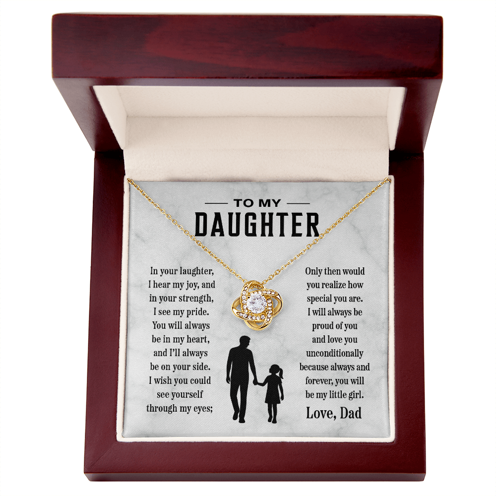 To My Daughter, Always In My Heart, Pendant Necklace
