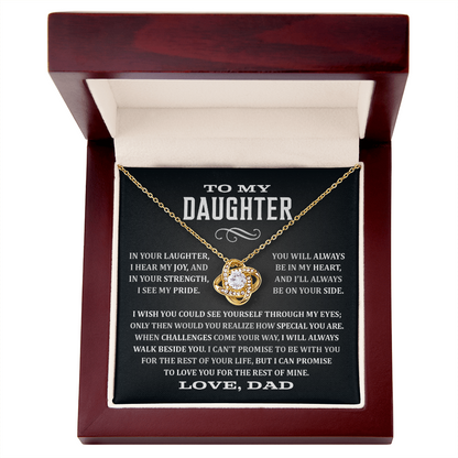 To My Daughter From Dad, How Special You Are, Pendant Necklace