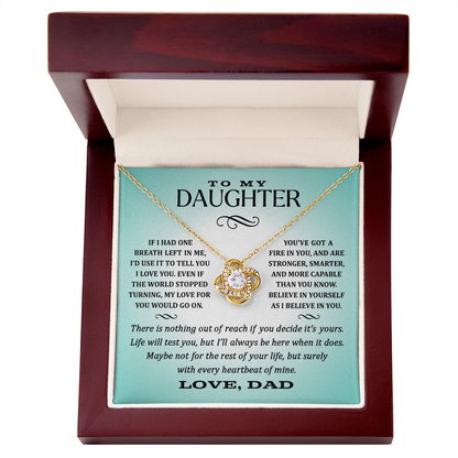 Dad to Daughter, Heartbeat.