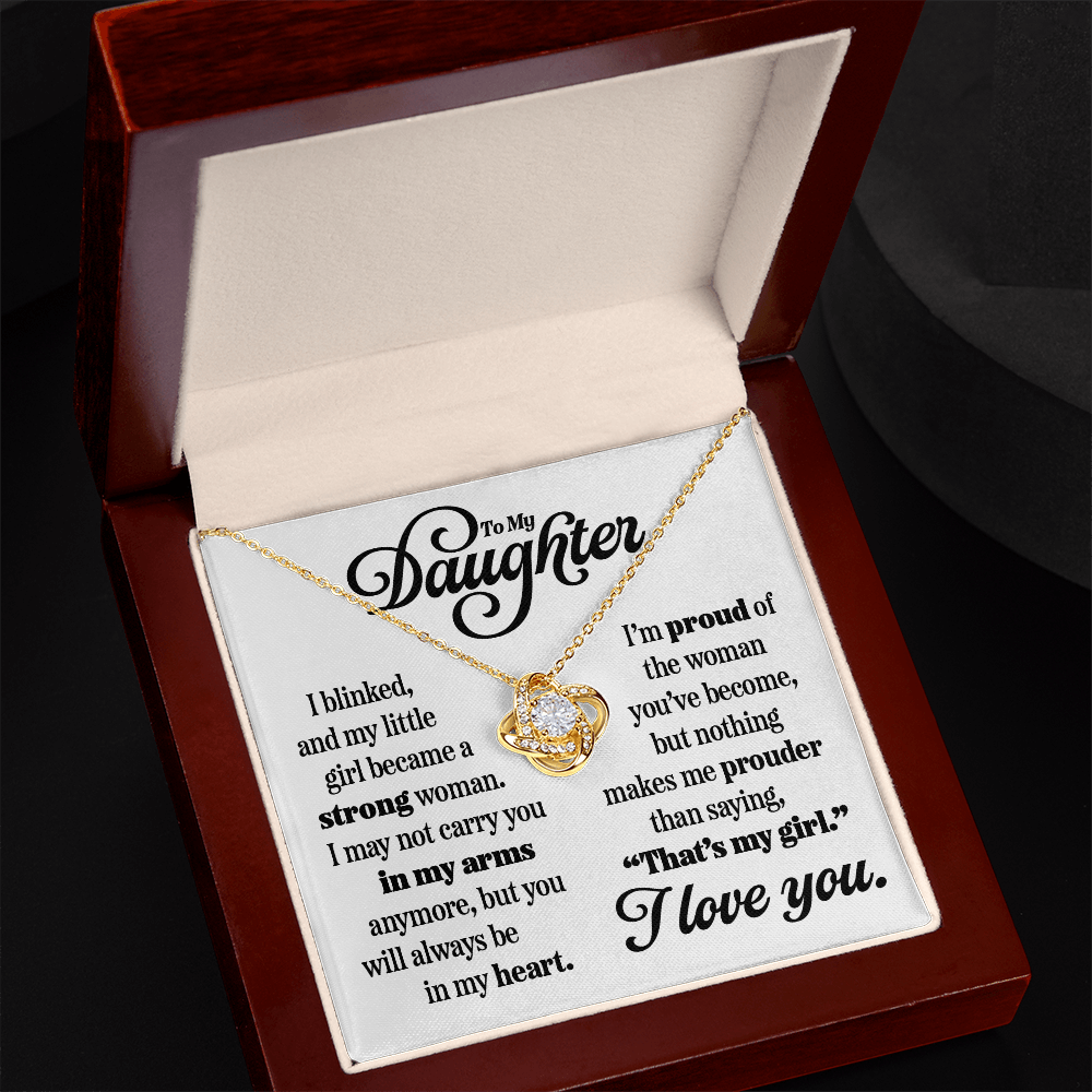 Love Knot Pendant for Daughter