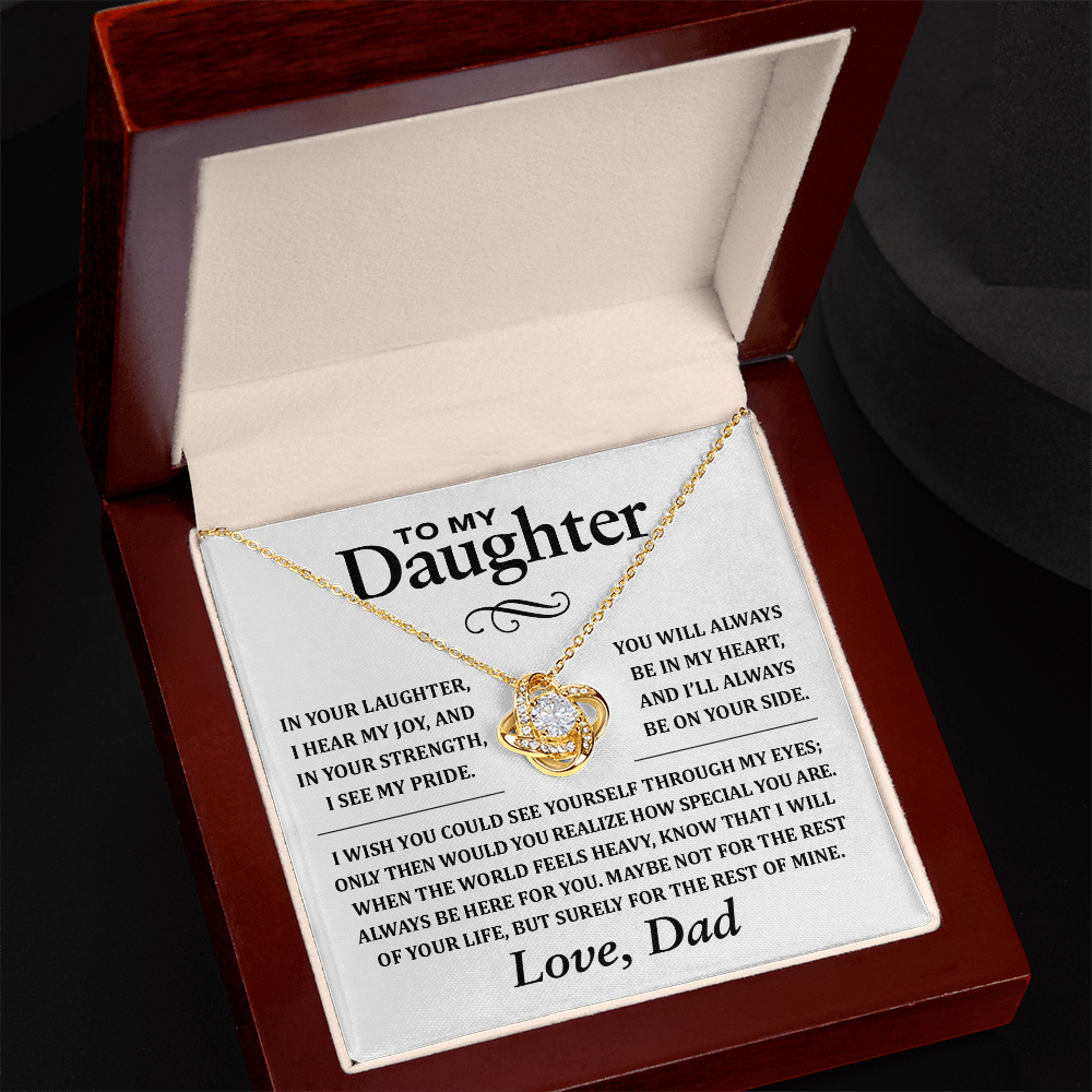 To My Daughter From Dad, How Special You Are, Pendant Necklace