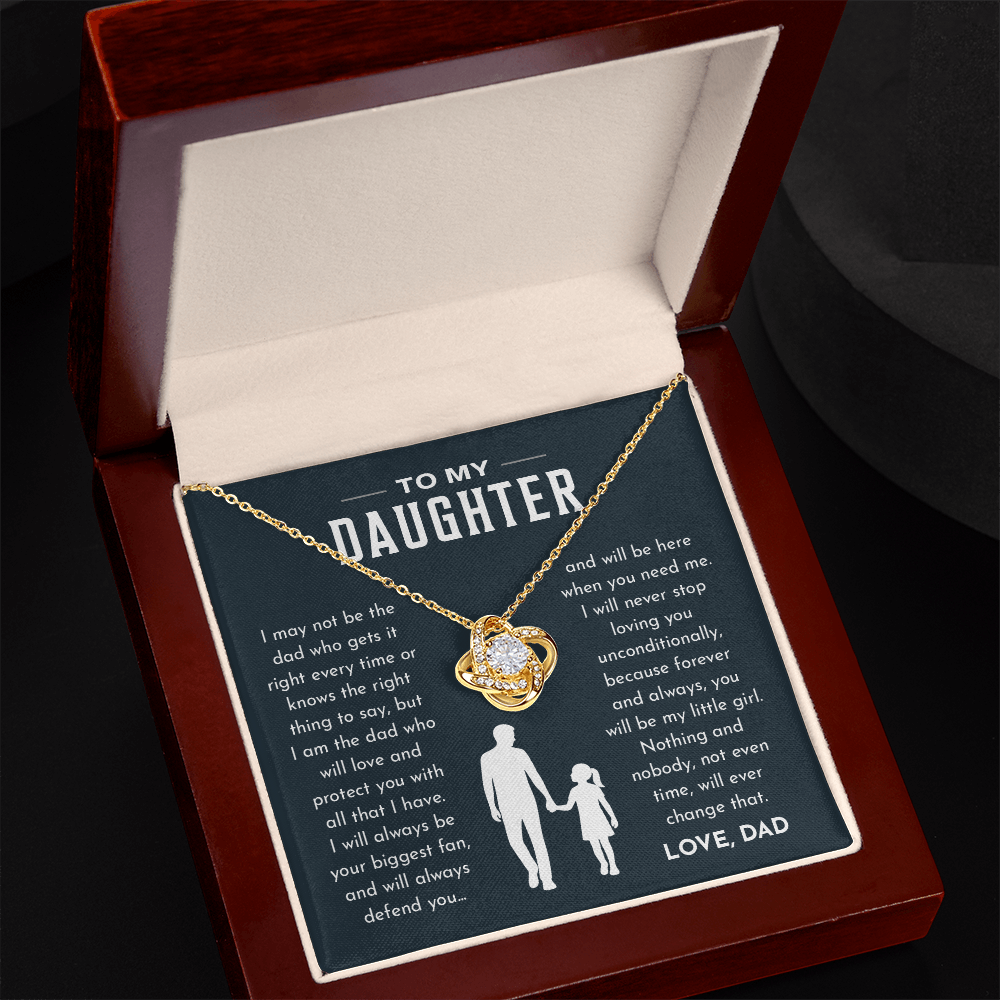 Dad to Daughter, Necklace, My Little Girl