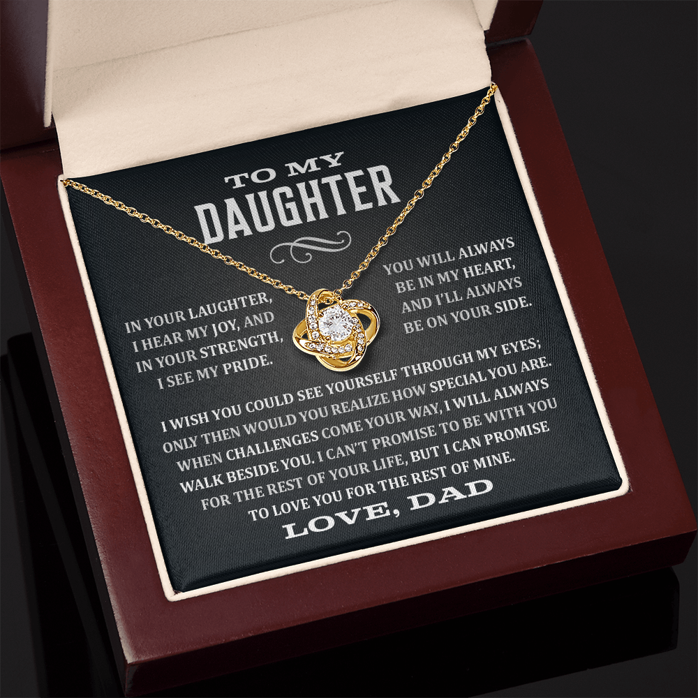 To My Daughter From Dad, How Special You Are, Pendant Necklace