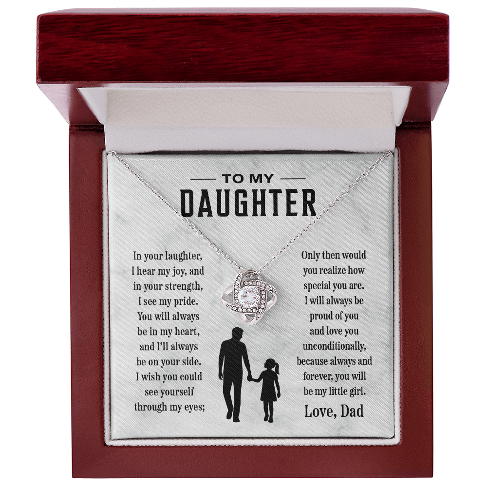 To My Daughter, Always In My Heart, Pendant Necklace