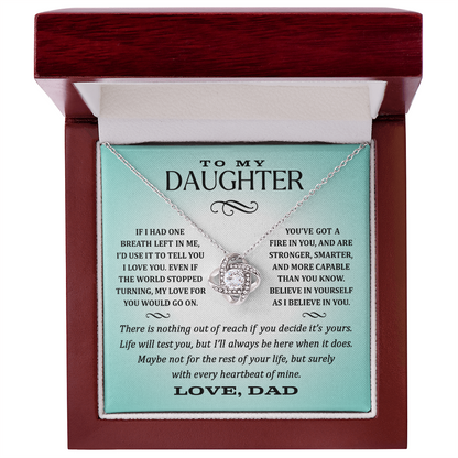 Dad to Daughter, Heartbeat.