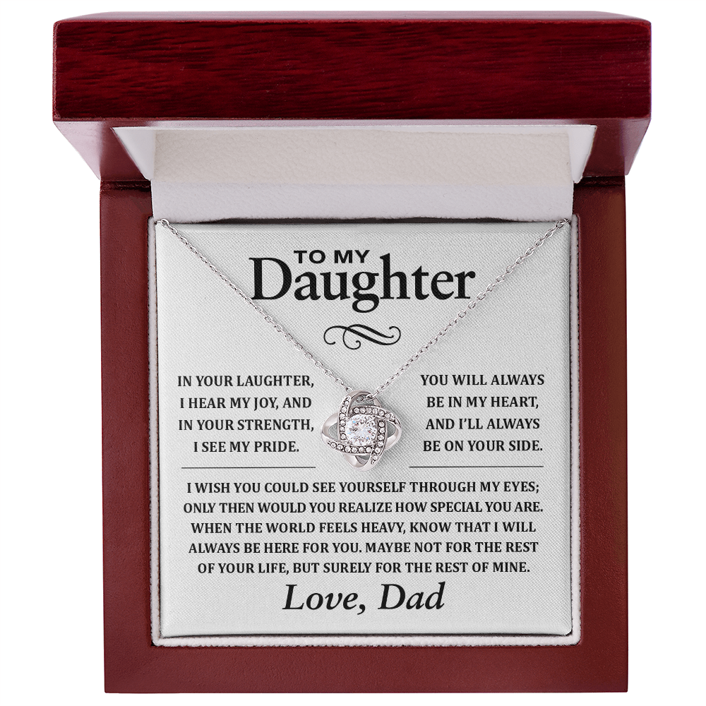 To My Daughter From Dad, How Special You Are, Pendant Necklace