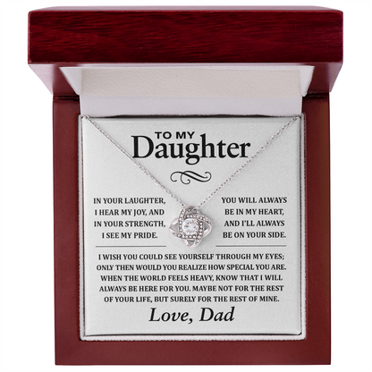 To My Daughter From Dad, How Special You Are, Pendant Necklace