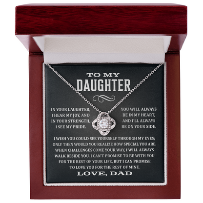To My Daughter From Dad, How Special You Are, Pendant Necklace