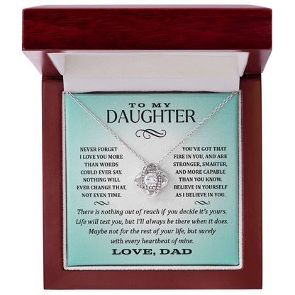 Dad to Daughter, Every Heartbeat.