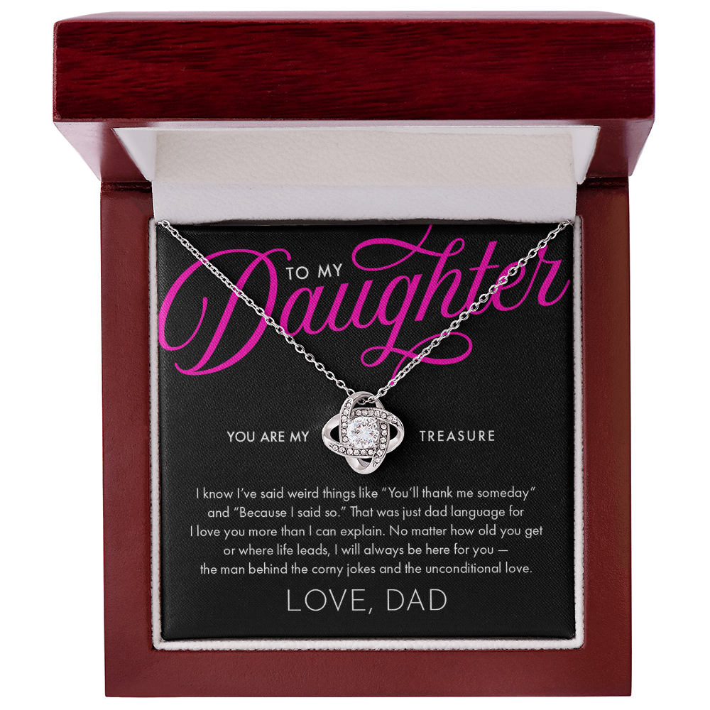To My Daughter, Love Dad.