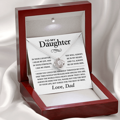 To My Daughter From Dad, How Special You Are, Pendant Necklace