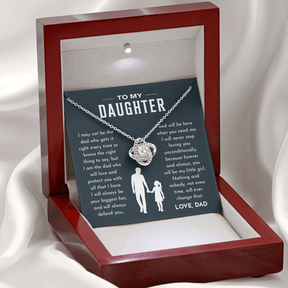 Dad to Daughter, Necklace, My Little Girl