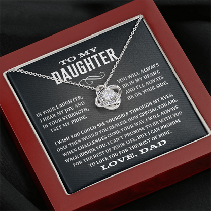 To My Daughter From Dad, How Special You Are, Pendant Necklace